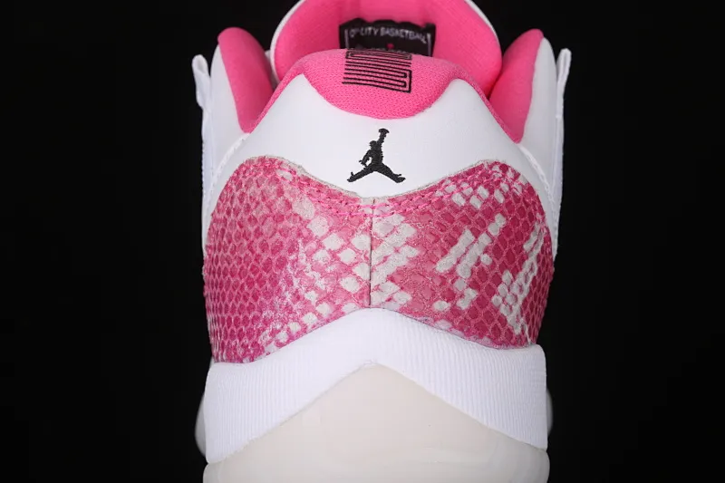 All categories Air Jordan Jordan series basketball shoes Air Jordan 11 Air Jordan 11 Low Retro "Snakeskin" "Pink snake pattern" AH7860-106